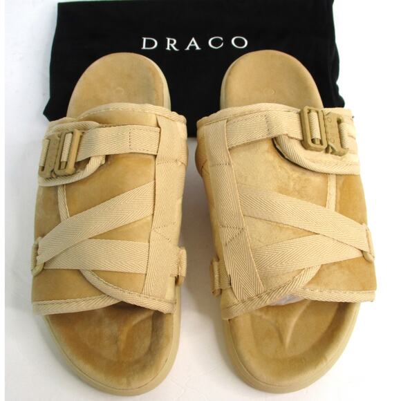 New DRACO Sandstorm Men's Sz 11-12  Sandals Slides w/ Dust Bag - Picture 1 of 8